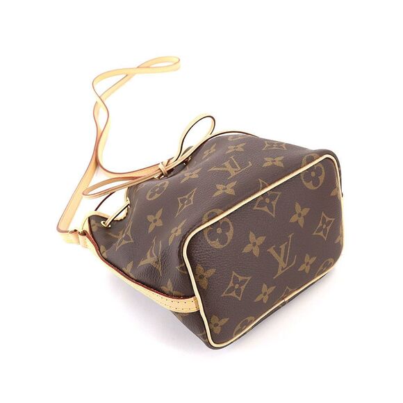 Louis Vuitton Monogram Nano Noe Shoulder Bag Brown - Picture 3 of 8